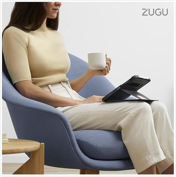 Zugu Case for iPad Pro 11 (M4/M5) 2024/2025, Slim Protective Cover with Apple Pencil Holder, Auto Wake/Sleep, Multiple Viewing Angles, iPad Pro 11 Inch Cover, Phone Protector, Berry Purple