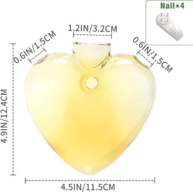 Wall Hanging Planter Propagation Station for Indoor Plants Glass Vase Air Plant Holder for Bathroom Living Room