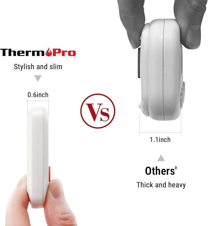 ThermoPro TM03 Digital Timer for Kids & Teachers, Kitchen Timers for Cooking with 2-Level Alarm Volume, Countdown Timer Stopwatch for Classroom Supplies, Exercise, Baking, Playtime or Work, 2-Pack