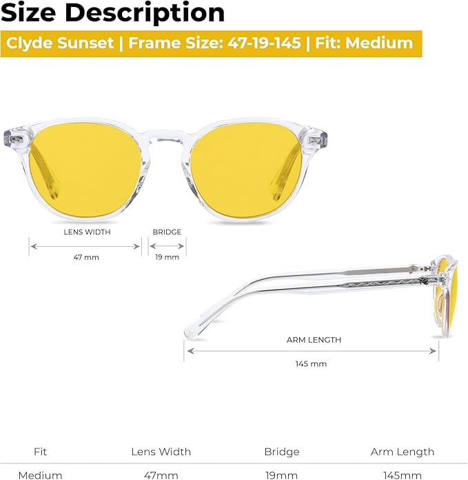 Ra Optics Daylight Lenses - Premium, Science-Based Blue Light Glasses for Screens