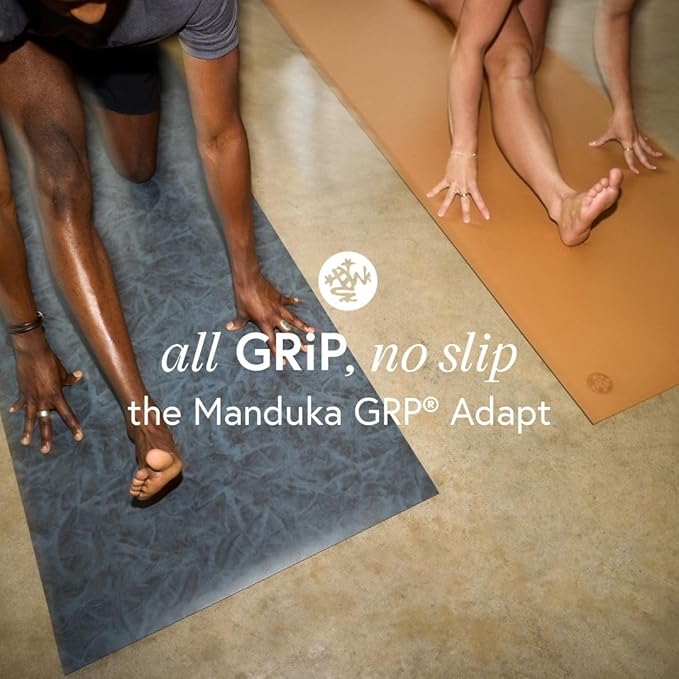 Manduka GRP Adapt Yoga Mat 71" - 5mm | Ultimate Grip | Sweat Ready for Any Style of Yoga | 71 x 24 inches