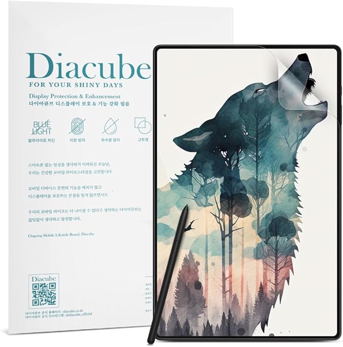 [2 Pack] Paperfeel Screen Protector For Samsung Galaxy Tab S9 Ultra / Tab S8 Ultra 14.6 Inch, Anti-Glare Matte PET Film for Drawing and Writing Like on Paper, High Touch Sensitivity, Easy