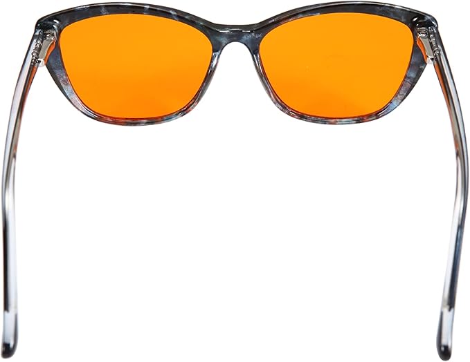 100% Blue Light Blocking Glasses - Women + Men - Better Sleep - Anti Eye Strain Protection - Computer Screens Gaming