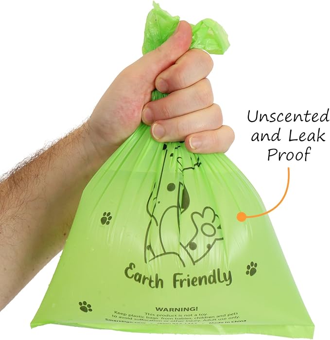 SmartSign Keep Off Grass - No Dog Pooping Or Peeing Yard Sign & Clip-On Preloaded Dispenser Combo/Kit with 135 Dog Poop Waste Bags, 10"x12" Rust-proof Aluminum Sign with 3ft Steel Stake