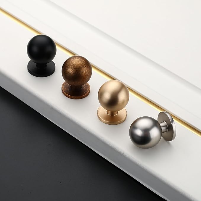 Asidrama 10 Pack Brushed Satin Nickel Kitchen Cabinet Knobs, Cabinet Knobs Kitchen Cabinet Hardware for Cupboard Drawer Knobs Dresser Knobs