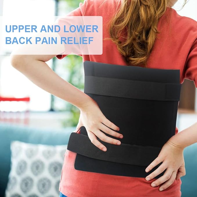 Large Gel Soft Flexible Ice Packs for Injuries, Reusable Freezer Cold Pack, Hot Cold Compress Therapy, 2 Packs Gel Pads for Back, Shoulder, Knee, Hip, Leg, Arm Injury, 11"x14"