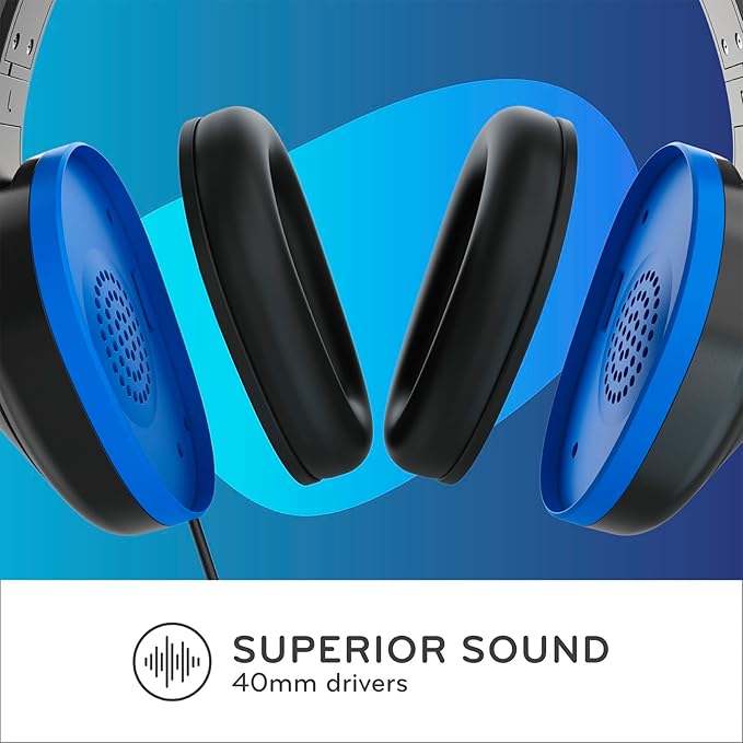 ThinkWrite Technologies TWT Audio REVO Headset, Premium Wired Over-Ear Headset, Noise Reducing Headset with Mic Boom (3.5MM)