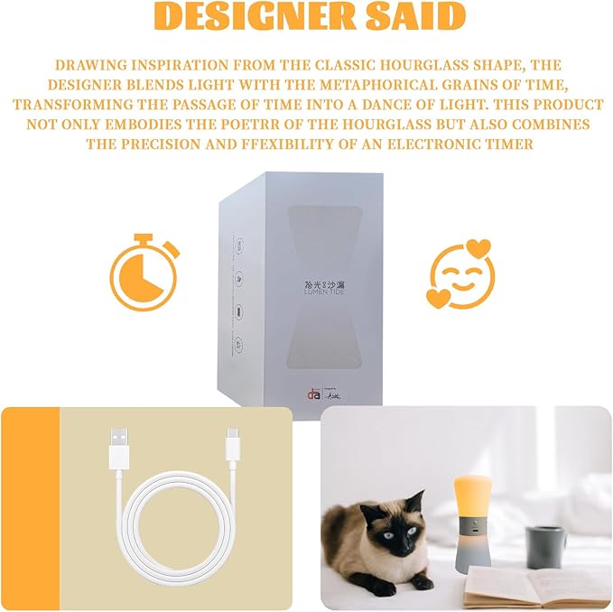 LED Adjustable Meditation Timer Hourglass with 1-99 Minutes preset | Pomodoro Technology Visual Hourglass and Productivity Silence Kids/Adult Time Management Tool | ADHD Dining Table Timer and Focus