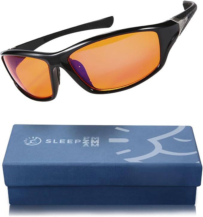 100% Blue Light Blocking Glasses - Women + Men - Better Sleep - Anti Eye Strain Protection - Computer Screens Gaming