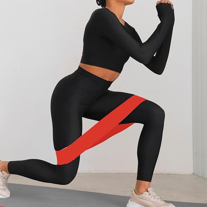 5pc Set Resistance Straps Different Resistance Fitness Straps Full Body Exercise Strength Training Stretching Equipment Accessories