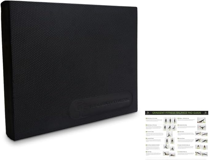 Gradient Fitness Balance Pad Foam Board Stability Cushion Exercise Trainer for Balance, Stretching, Physical Therapy, Mobility, Rehabilitation and Core Strength Training
