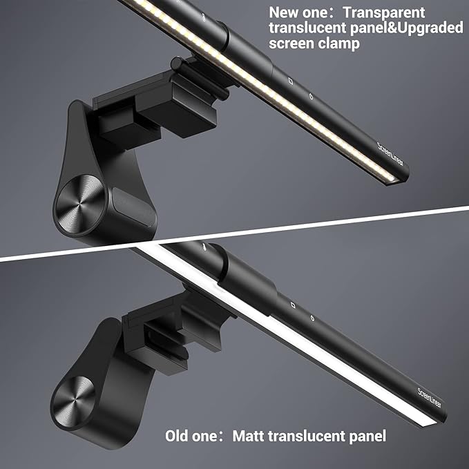 Quntis Computer Monitor Light, Screen Light Bar No Glare, 20.4'' Monitor Lamp with Auto-Dimming, Adjustable Brightness and Color Temperature, USB Reading LED Monitor Light for Desk/Home/Office