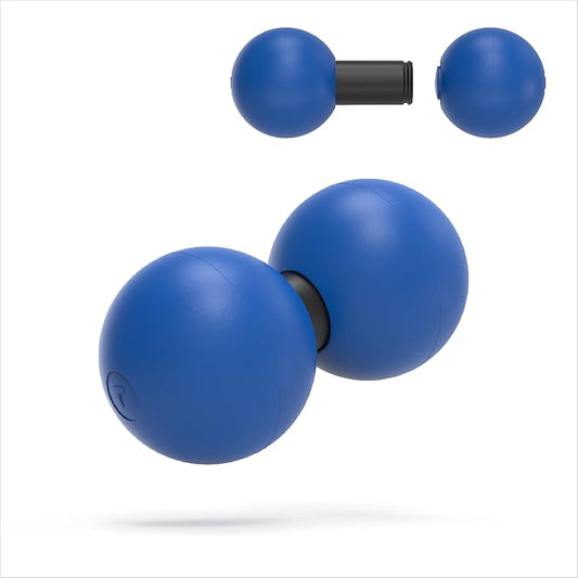 Rodo 2-in-1 Firm Peanut & Lacrosse Ball Roller | Deep Tissue Massage Tool for Fascia, Plantar Fasciitis, HIPS & Back | Mobility & Recovery Roller | Compact, Travel-Friendly, Pilates, Therapy Ready