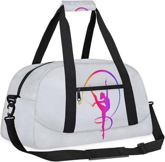 Sports Duffle Bags Travel Duffle Bag Gym Bag Gymnastics Weekender Travel Bag Waterproof Overnight Bag Carry On Travel Tote Bag Dance Bags
