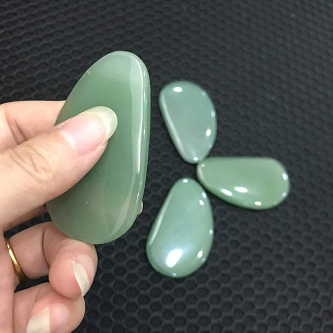 Gua Sha Facials Tools for Eyes Massage Tools Board Natural Jade Stone for SPA Acupuncture Therapy Trigger Point Treatment