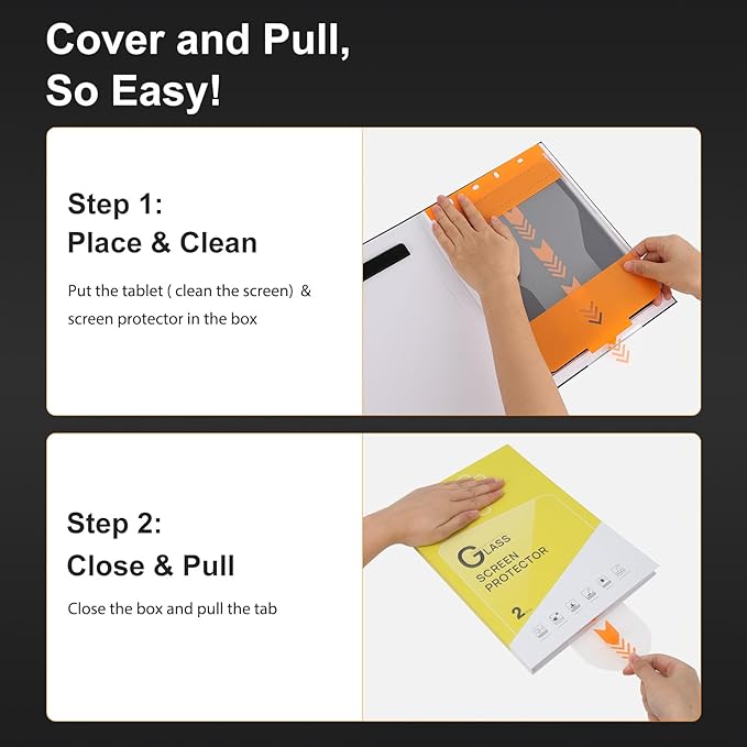 SPARIN 2 Pack Screen Protector for iPad Pro 13-inch M5/M4 (2025 & 2024 Version), Tempered Glass with Easy Application Tray, Case Compatible, Anti-Scratches, High Definition