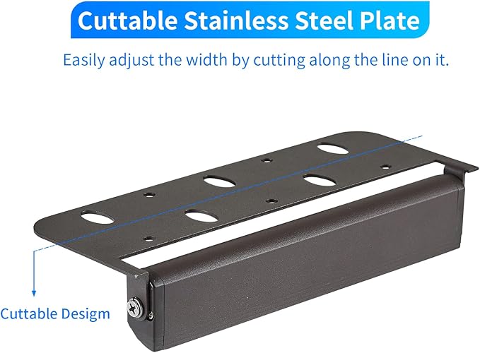 4-Packs 3W 7inch LED Hardscape Paver Lighting,12V AC/DC Low Voltage Retaining Wall Lights,LED Landscape Lighting,5000K Daylight White Outdoor Step Light,50,000 Hours Lifespan