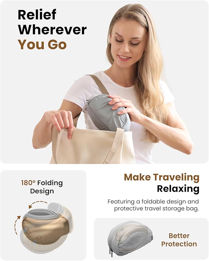 BOB AND BRAD Eye Massager with Heat and Cooling, Birthday Gifts for Women Men Her Him, EyeOasis 3 Eye Mask for Migraines, Heated Face Massager for Dry Eyes Strain Relief Improve Sleep