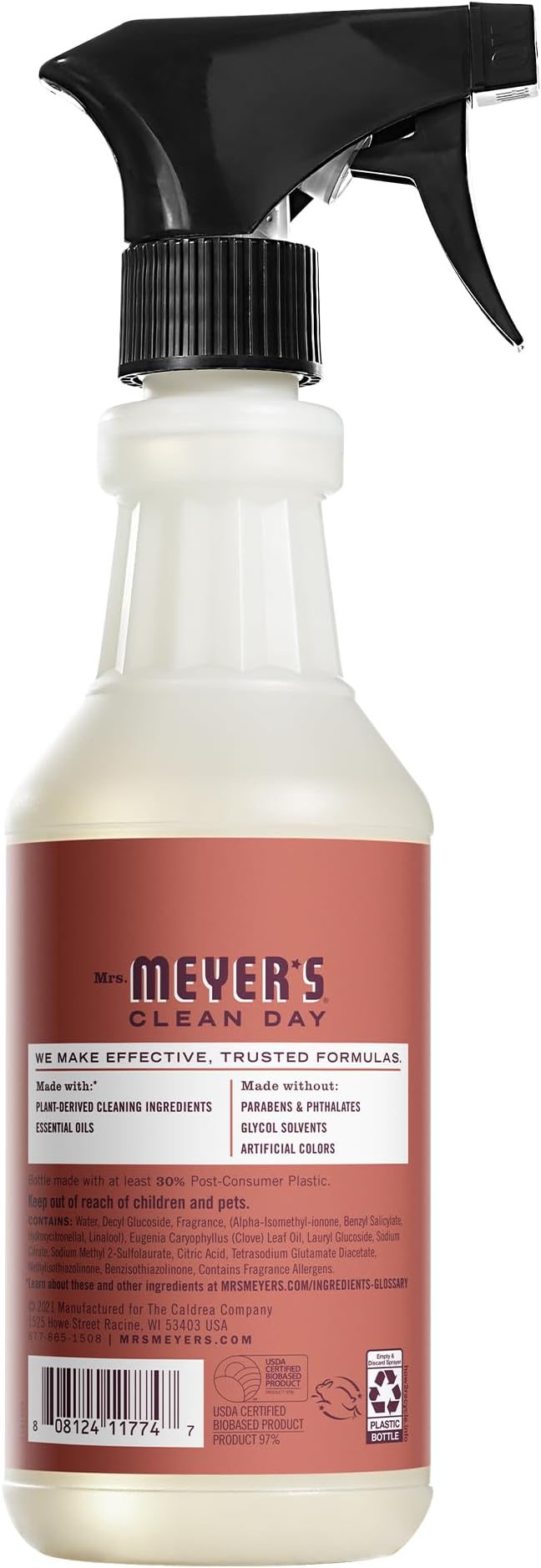 Mrs. MEYER'S CLEAN DAY Multi-Surface Everyday Cleaner, Fall Leaves Scent, 16 fl oz (Pack of 3)