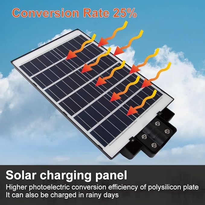 TINSUM Solar Lights Outdoor Motion Sensor,4200W Dusk to Dawn Solar Street Lights Super Bright 7000K Flood Lights IP66 Waterproof Solar Powered for Parking Lot, Street, Yard