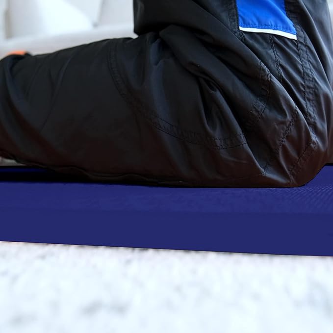 Hatha Yoga 4/5 inch TPE Yoga Mat Fitness & Exercise Mats Large Size 72"L x 32"W Non-Slip Anti-Tear For Women Men