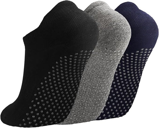 Breslatte Grip Socks Pilates Socks with Grips for Women Non Slip Grippers Womens