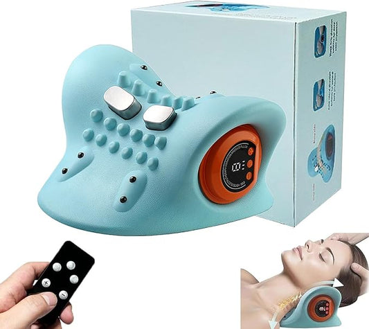 2025 New Neck Massager Pillow for Deep Tissue Pain Relief – Portable Electric Massage Pillow with Heat, Deep Tissue Relaxation for Neck, Shoulders, Back – Perfect for Home, Office, Travel