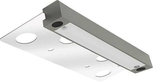 GKOLED 6.8 Inches Low Voltage Hardscape Light with Frosted Lens, 12V AC/DC Retaining Wall Lighting, 4W 2700K Paver Wall Lights, Outdoor Step Lights, Die-cast Aluminum Housing, Gray, UL Listed