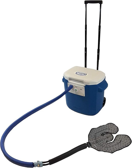 Polar Active Ice 3.0 Cold Therapy Ice Machine System with Programmable Timer, Universal Compression Pad, Lightweight 16 Quart Cooler, Quiet Pump, Strong Cyrotherapy Pain Relief Treatment