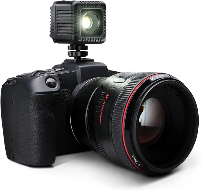 Lume Cube 2.0 Portable App-Controlled Waterproof LED Cube Light with DSLR Shoe Mount | Waterproof, Adjustable Brightness, Indoor Studio & Outdoor Use, for Photo and Video