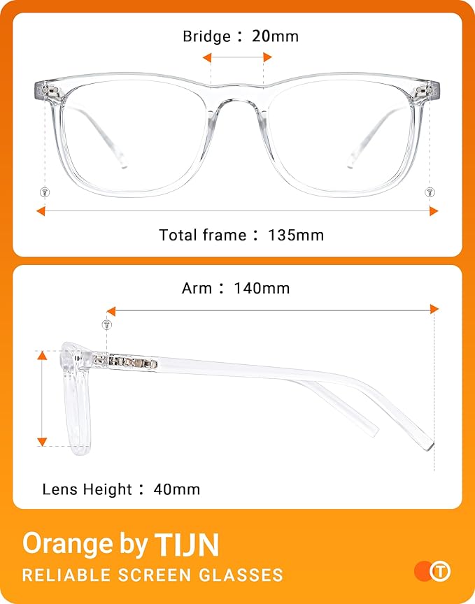 TIJN Sleep Glasses for 99% Blue Green Light Blocking Red Lens for Computer Gaming Screen Fatigue UV Protection
