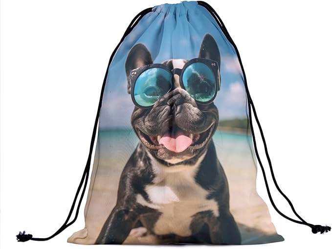 Nerxy Pet Gymnastics Grip Bag Dog Cat Drawstring Grip Bags Puppy Shoe Bag Gym Storage Pouch