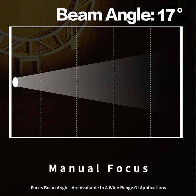SHEHDS LEKO Profile Spotlights LED 250W RGBW 4in1 Color 17° Beam Angle DJ Ellipsoidal Lights Manual Focus Four-Leaf Manual Cut Light Barrier 2500K-7500k DMX512 Stage Par Lights for Party KTV Bar Show