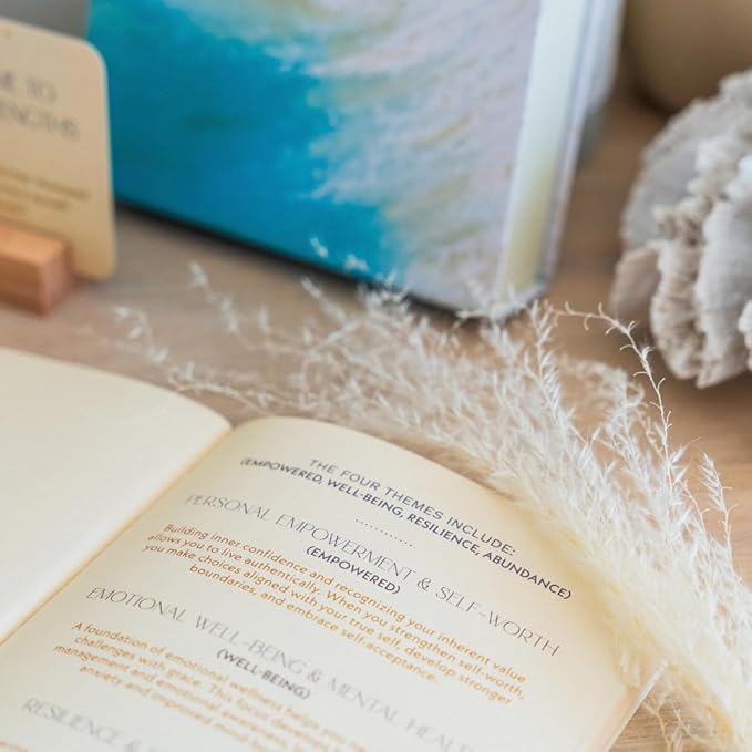 Mental Health Journal Set for Anxiety Relief, Stress Relief & Self-Care: Affirmation & Prompt Cards for Mindfulness, Personal Growth & Emotional Wellbeing