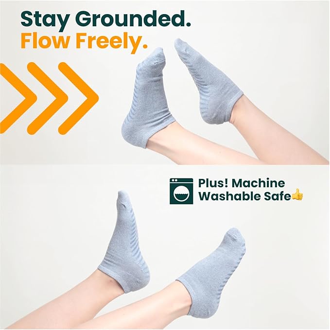 Gripjoy Grip Socks 3-Pack, Non Slip Socks for Yoga, Pilates, Barre, Dance