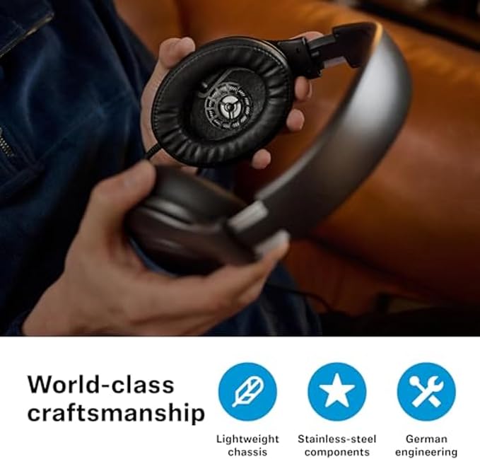 Sennheiser HD 620S - Audiophile Closed-Back Wired Headphones - Premium Stereo Sound with Speaker-Like Spatial Imaging and Optimized Surround, Black