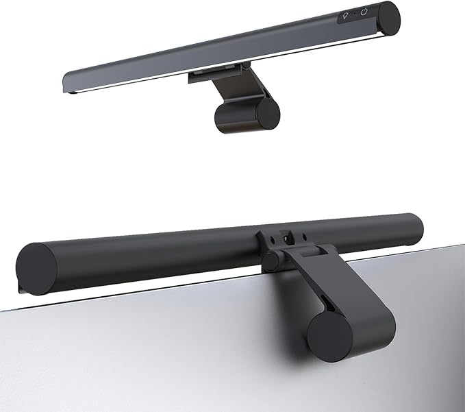 Monitor Light Bar, Adjustable Brightness and Color Temperature, Glare-Free, Low Blue Light,Anti-Glare Design for Office, Home, and Gaming