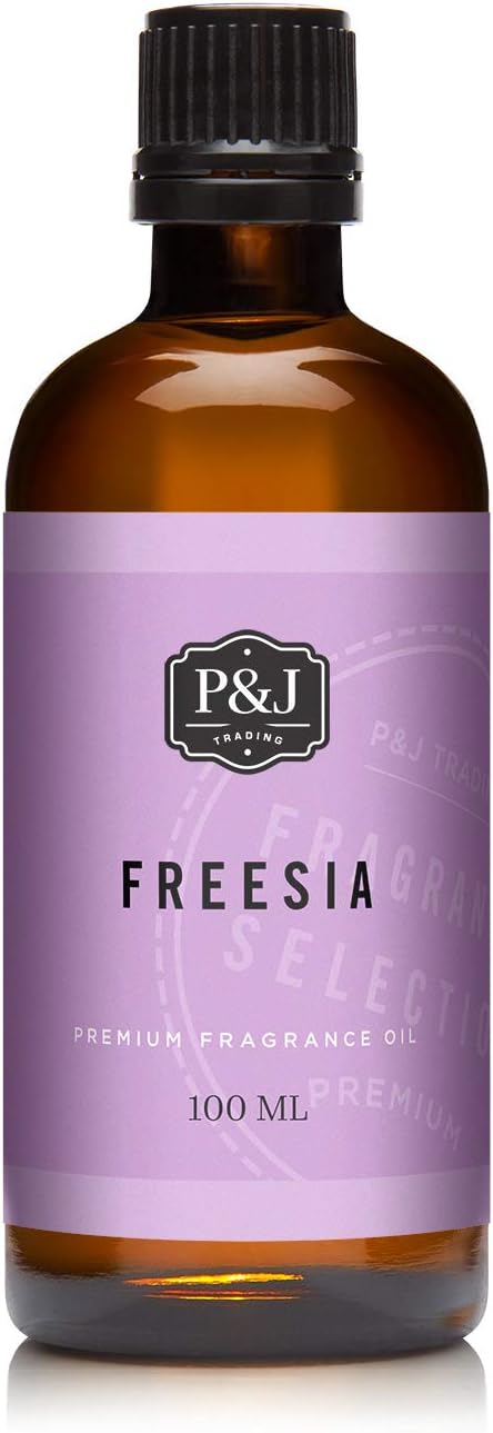 P&J Trading Fragrance Oil | Freesia Oil 100ml - Candle Scents for Candle Making, Freshie Scents, Soap Making Supplies, Diffuser Oil Scents