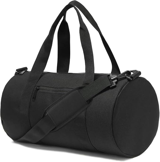 Small Gym Bag Duffel Bag for Women Men Fitness Sports Bag Workout Adjustable Detachable Shoulder Strap Lightweight Carry on Travel Duffle Bag