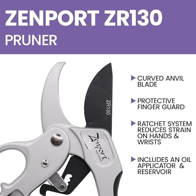 Zenport Industries ZR130-3PK Hand Pruner, Silver