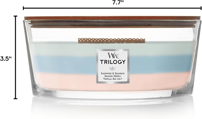 WoodWick Ellipse Candle Oceanic Trilogy 16 oz.