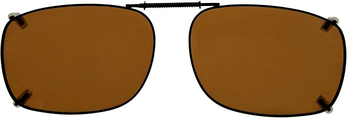 Eyekepper Large Clip On Sunglasses With Spring Draw Bar Polarized