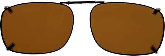 Eyekepper Large Clip On Sunglasses With Spring Draw Bar Polarized