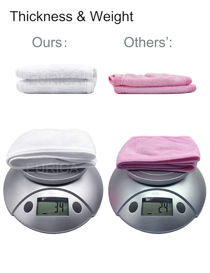 EUICAE Spa Headband Hair Wrap Sweat Headband Head Wrap Hair Towel Wrap Non-slip Stretchable Washable Makeup Headband for Face Wash Facial Treatment Sport Fits All White (White)