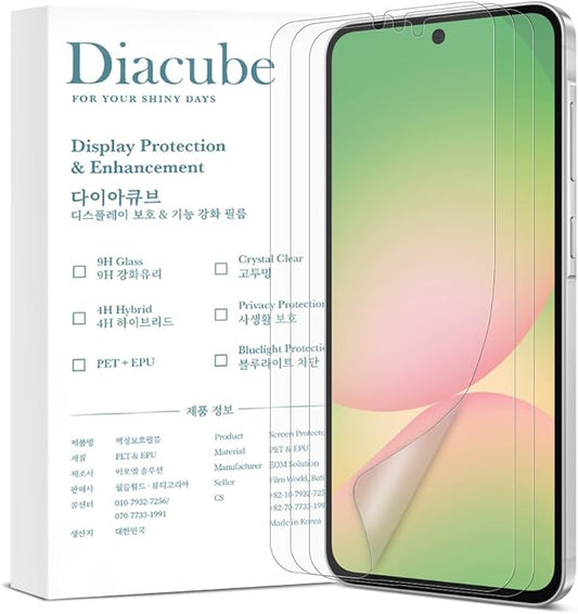 [3-Pack For Samsung Galaxy A56 5G, Anti-Glare Matte Screen Protector, [Support Fingerprint Unlock], Anti-Fingerprint, Full Coverage, Bubble-Free Easy Installation with Alignment Jig