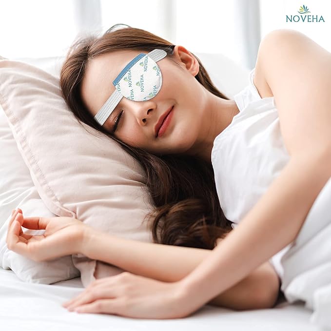 NOVEHA Express Warm Compress Individual Eye Mask | Moist Hot Technology for Sensitive Dry Eyes - Relieves Stye & Pink Eye - Reusable Heat Water Treatment for Irritated Eyes and Eyelid Lumps