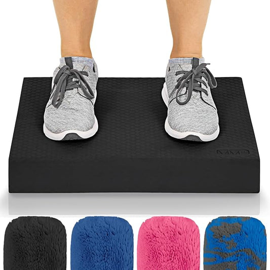 Vive Balance Pad - Foam Large Yoga Mat Trainer for Physical Therapy, Stability Workout, Knee and Ankle Exercise, Strength Training, Rehab - Chair Cushion for Adults, Kids, and Travel