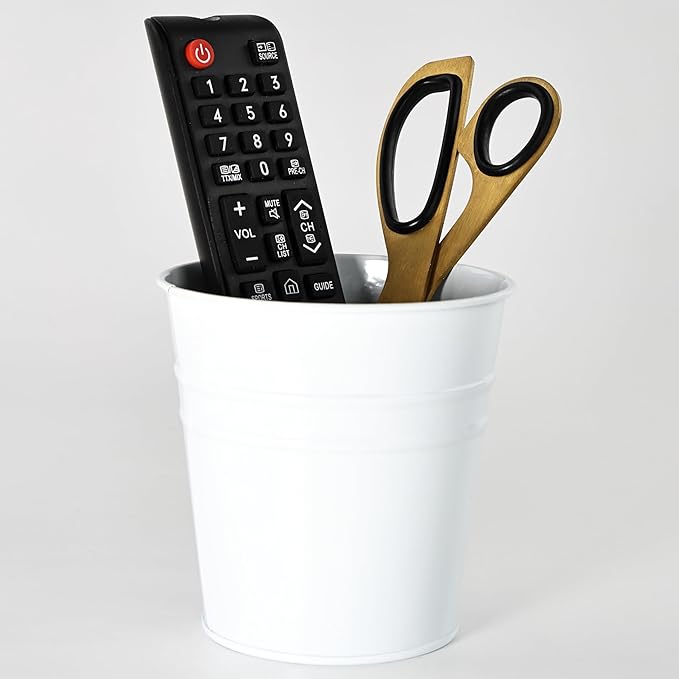 Pen Holder Cups for Desk,Metal Pencil Holder,Marker Pen Storage Holder Desktop Stationery Organizer Makeup Brush Holders, Desk Accessories & Workspace Organizers for Office School Home -2 Pack (Gold)