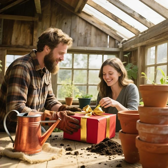 LeMotech Garden Tools Set, 10-Piece Heavy Duty Garden Hand Tools Kit with Wooden Handle, Durable Organizer Bag for Garden Supplies, Gardening Gifts for Women Grandmother, Pink Floral Pattern