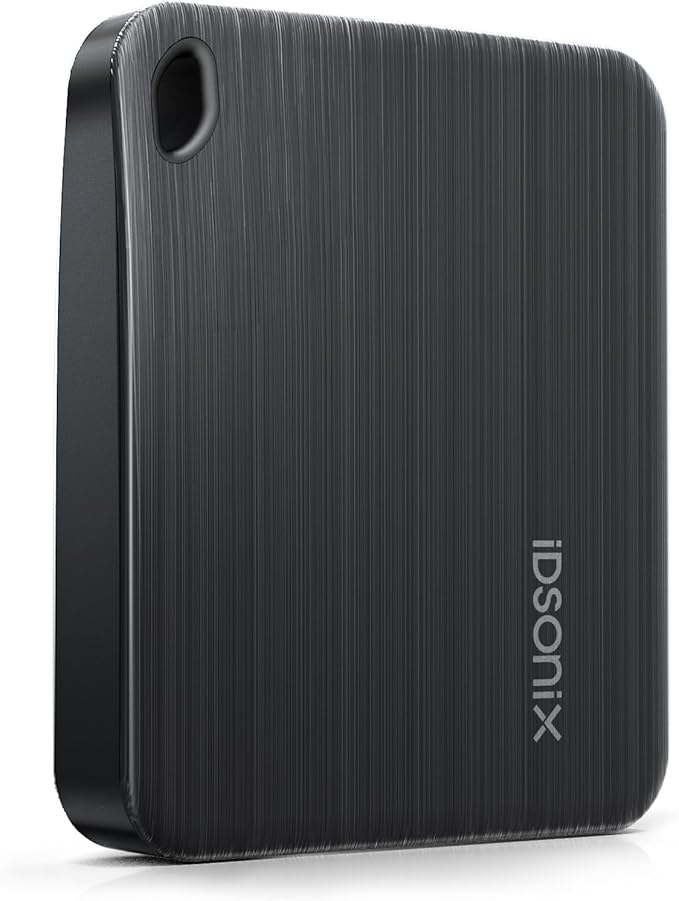 iDsonix 256GB External SSD - USB 3.2 Gen 1 Read Speed up to 466MB/s Portable Solid State Drive for Backup Videos and Photos, Compatible with Mac, PC, Tablet, iPhone 15 - i5PLUS
